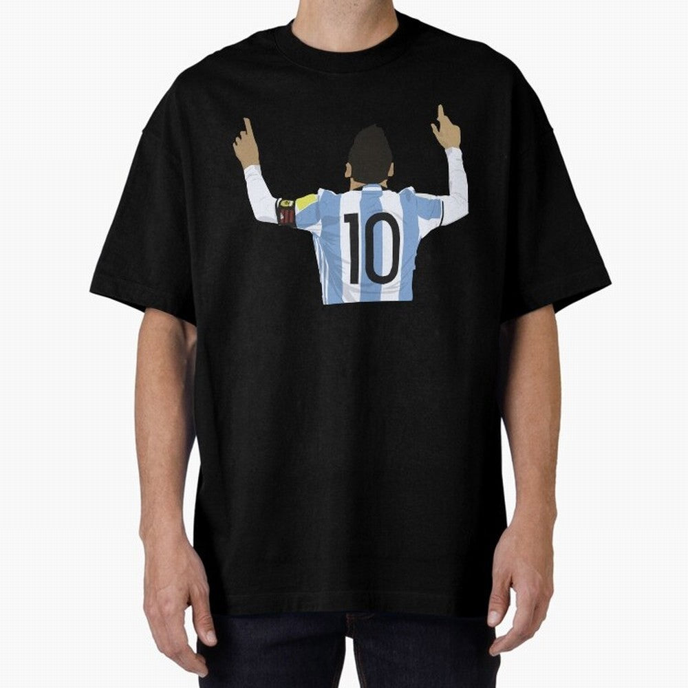 Leo- M10 Essential T-Shirt Celebrate Fan Culture around Match Day Hype around FIFA World Cup 2026, CR7 and Messi, Argentina and Brazil, Stadium Memories, Football Loyalty, International Chants and Championship Tradition; Great for Watch Parties,