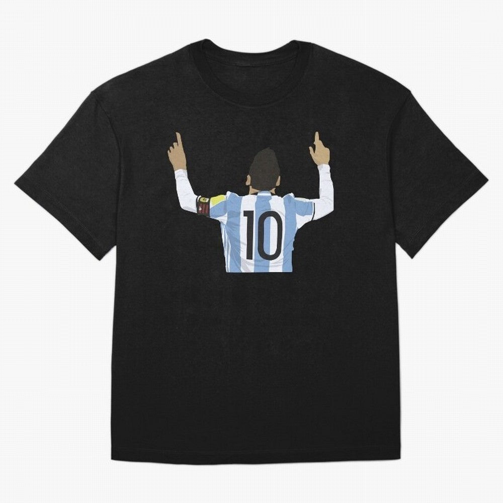 Leo- M10 Essential T-Shirt Celebrate Fan Culture around Match Day Hype around FIFA World Cup 2026, CR7 and Messi, Argentina and Brazil, Stadium Memories, Football Loyalty, International Chants and Championship Tradition; Great for Watch Parties,