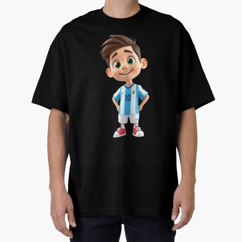 Lionel Messi Cartoon Classic T-Shirt Make Your Look Match FIFA World Cup 2026 Group Stage Spirit, Celebrating Portugal, Messi, Goal Celebration Energy, Supporter Heritage, Football Icons and Worldwide Tournament Joy; Built for Supporters Chasing