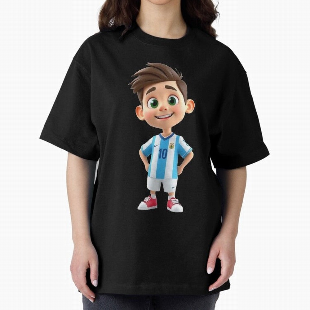 Lionel Messi Cartoon Classic T-Shirt Make Your Look Match FIFA World Cup 2026 Group Stage Spirit, Celebrating Portugal, Messi, Goal Celebration Energy, Supporter Heritage, Football Icons and Worldwide Tournament Joy; Built for Supporters Chasing