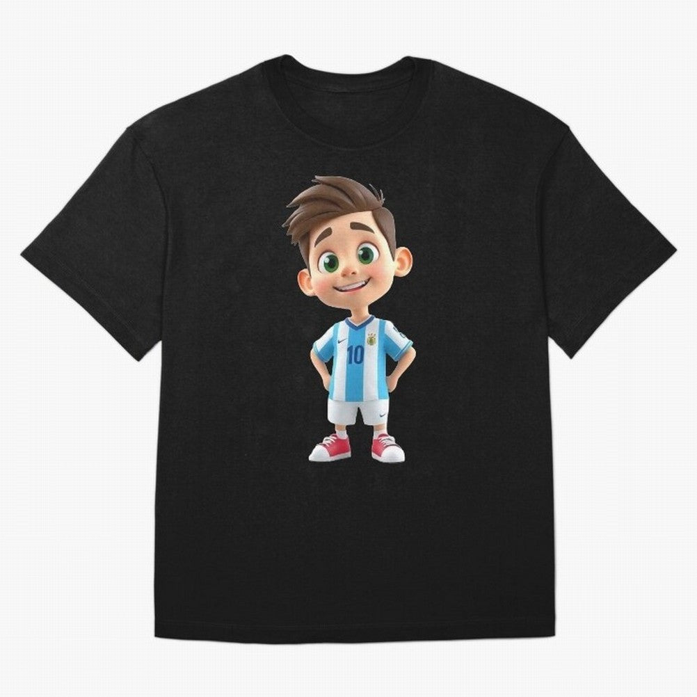 Lionel Messi Cartoon Classic T-Shirt Make Your Look Match FIFA World Cup 2026 Group Stage Spirit, Celebrating Portugal, Messi, Goal Celebration Energy, Supporter Heritage, Football Icons and Worldwide Tournament Joy; Built for Supporters Chasing