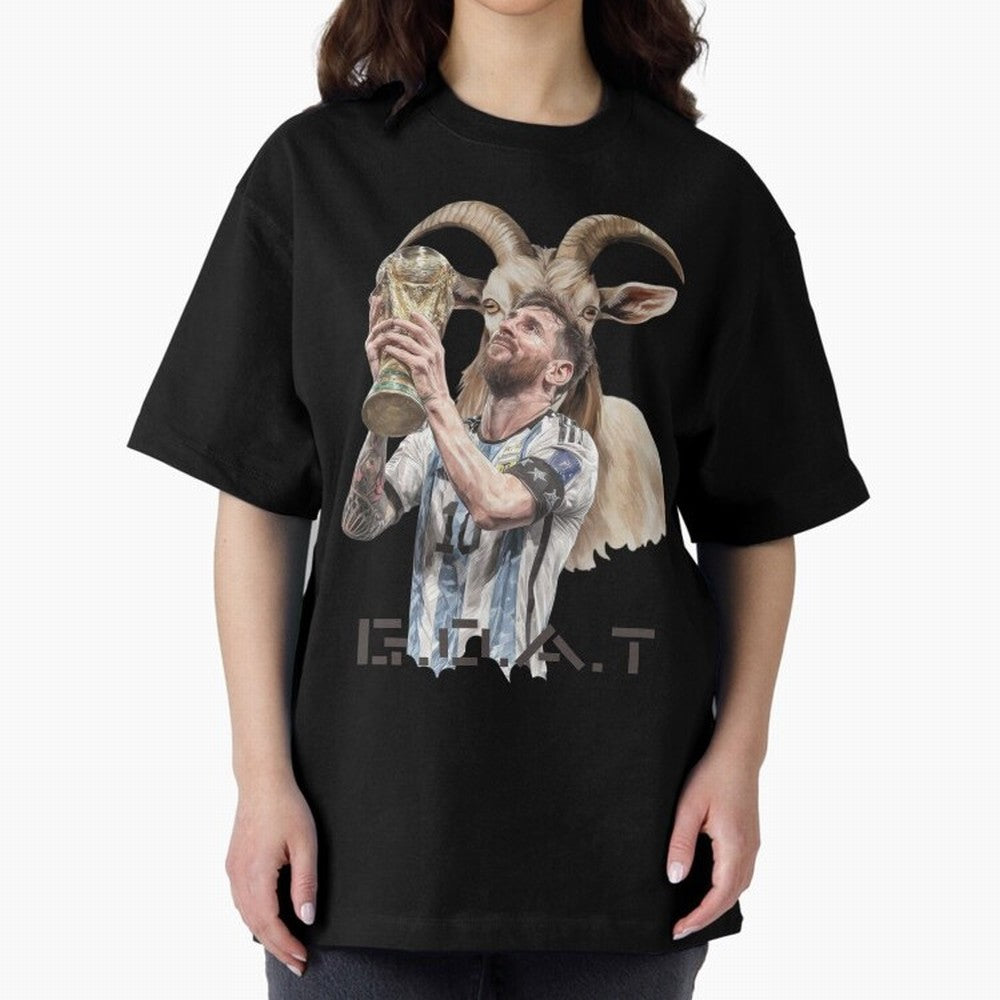 The G.O.A.T of Football, Lionel Messi Classic T-Shirt Back Your Heroes with FIFA World Cup 2026 Group Stage Highlighting Messi, CR7 and Mbappe, England Energy, Supporter Pride, Iconic Celebrations, Legendary Names and Global Match Day Energy; Ideal