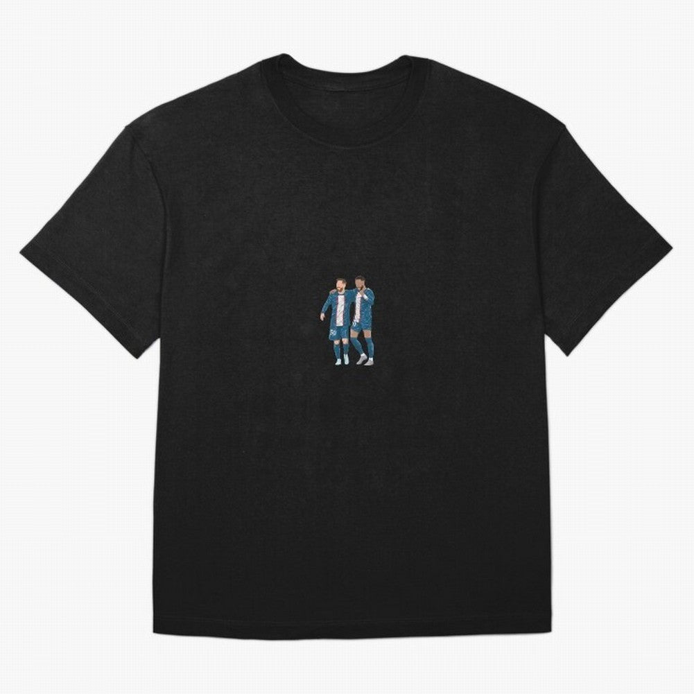 Lionel Messi and Neymar JR Minimalist Classic T-Shirt Turn Up for Match Day Hype around FIFA World Cup 2026 USA Canada Mexico, CR7, England, France and Netherlands, Game Day Rituals, Football Legends, Country Pride and the Road to the Final; Made