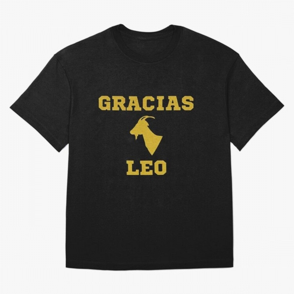 Gracias Leo| Perfect Gift For you and friends Classic T-Shirt Build FIFA World Cup 2026 Connected to Cristiano Ronaldo, England, France and Netherlands Energy, Supporter Pride, Iconic Celebrations, Legendary Names and Global Match Day Energy; Built
