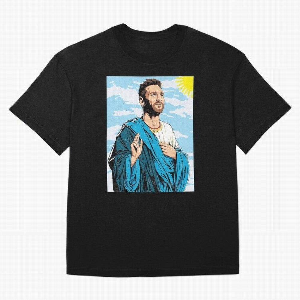 messi god Oversized T-Shirt Remember Iconic Moments from FIFA World Cup 2026 Group Stage Driven by Messi, CR7 and Mbappe, Argentina, France and Brazil Energy, Worldwide Fan Energy, Dramatic Goals, Stadium Lights and Championship Celebrations; Ideal