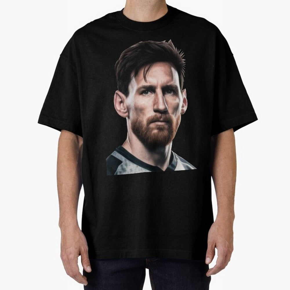Lionel Messi Oversized T-Shirt Live the Energy of the FIFA World Cup 2026 USA Canada Mexico Journey through Messi, CR7 and Mbappe Highlights, Spain and Netherlands Pride, Classic Soccer Heritage, Championship Pressure, Fan Loyalty and International
