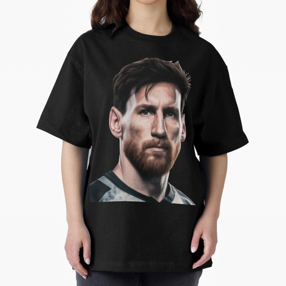 Lionel Messi Oversized T-Shirt Live the Energy of the FIFA World Cup 2026 USA Canada Mexico Journey through Messi, CR7 and Mbappe Highlights, Spain and Netherlands Pride, Classic Soccer Heritage, Championship Pressure, Fan Loyalty and International
