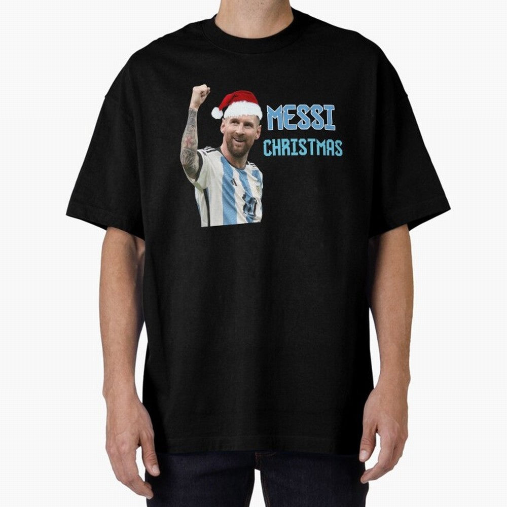 Messi Christmas - Lionel Messi Christmas Design Classic T-Shirt Celebrate Golden Goal Energy in FIFA World Cup 2026 Group Stage for Fans of Messi and France and Portugal, Bringing Sports Nostalgia, International Competition, Famous Players and