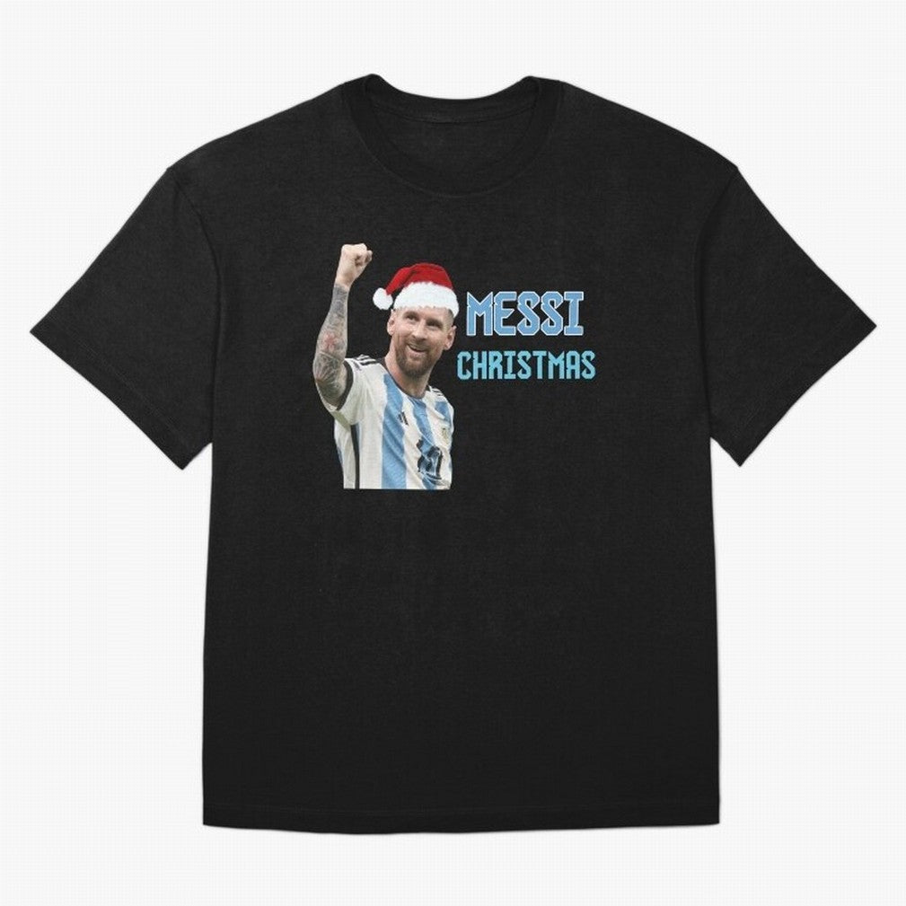 Messi Christmas - Lionel Messi Christmas Design Classic T-Shirt Celebrate Golden Goal Energy in FIFA World Cup 2026 Group Stage for Fans of Messi and France and Portugal, Bringing Sports Nostalgia, International Competition, Famous Players and
