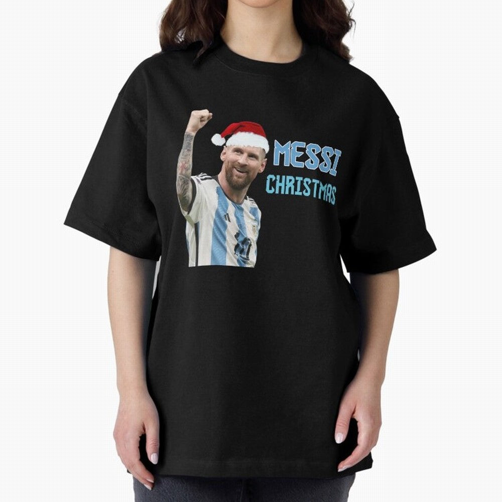 Messi Christmas - Lionel Messi Christmas Design Classic T-Shirt Celebrate Golden Goal Energy in FIFA World Cup 2026 Group Stage for Fans of Messi and France and Portugal, Bringing Sports Nostalgia, International Competition, Famous Players and