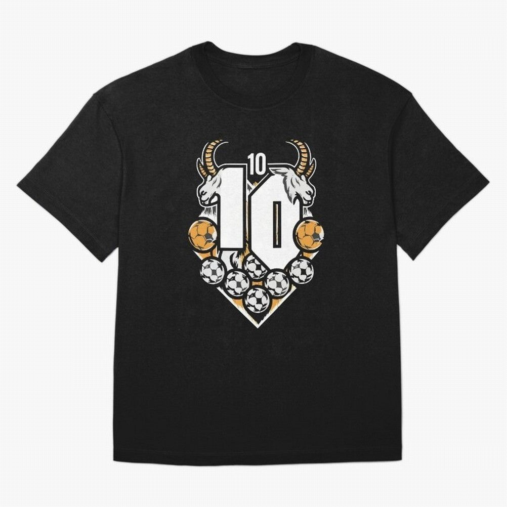 GOAT (Lionel Messi) design Boxy T-Shirt Represent FIFA World Cup 2026 USA Canada Mexico for Fans of Mbappe and Brazil, Portugal and Argentina, Bringing Goal Celebration Energy, Supporter Heritage, Football Icons and Worldwide Tournament Joy; Made