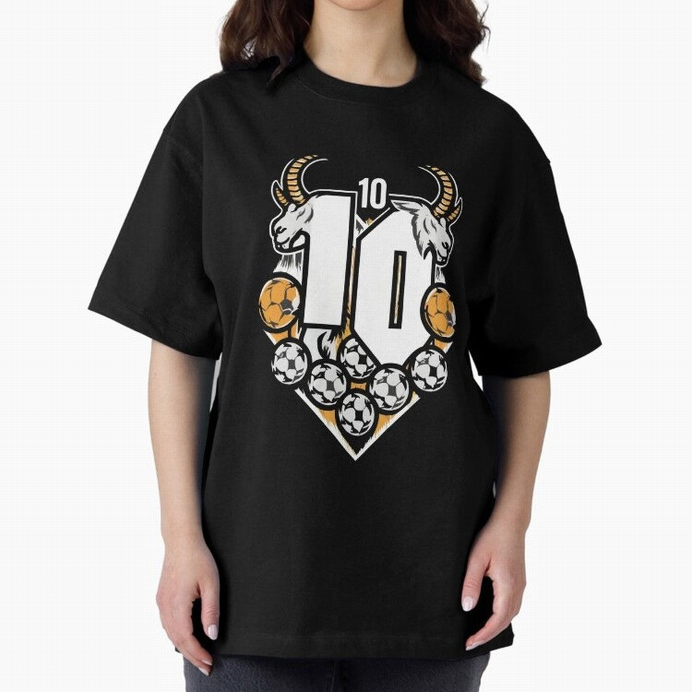 GOAT (Lionel Messi) design Boxy T-Shirt Represent FIFA World Cup 2026 USA Canada Mexico for Fans of Mbappe and Brazil, Portugal and Argentina, Bringing Goal Celebration Energy, Supporter Heritage, Football Icons and Worldwide Tournament Joy; Made