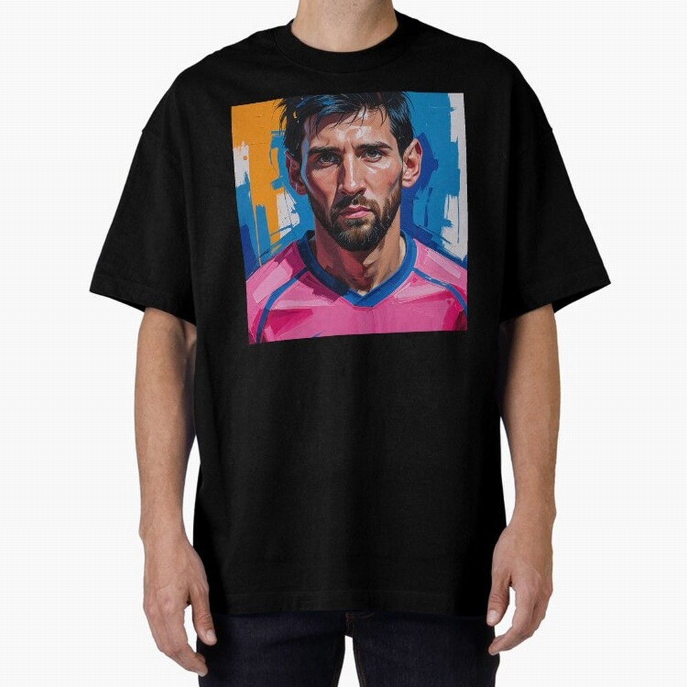 Vibrant Artistic Portrait of Lionel Messi (GOAT) - Digital painting (Version 3) Classic T-Shirt Join Supporters Worldwide for the FIFA World Cup 2026 Journey through CR7 Highlights, England and Germany Pride, Global Supporter Spirit, Legendary
