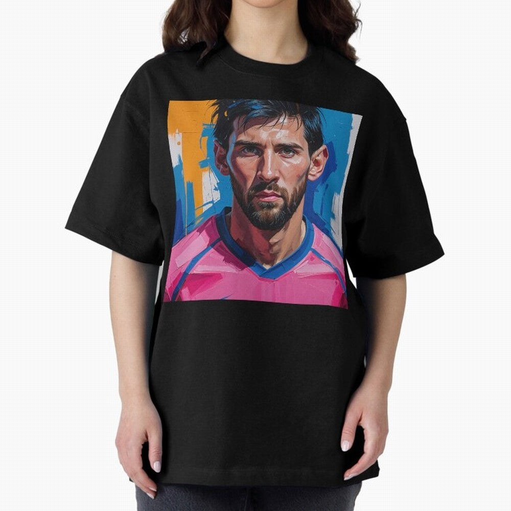 Vibrant Artistic Portrait of Lionel Messi (GOAT) - Digital painting (Version 3) Classic T-Shirt Join Supporters Worldwide for the FIFA World Cup 2026 Journey through CR7 Highlights, England and Germany Pride, Global Supporter Spirit, Legendary