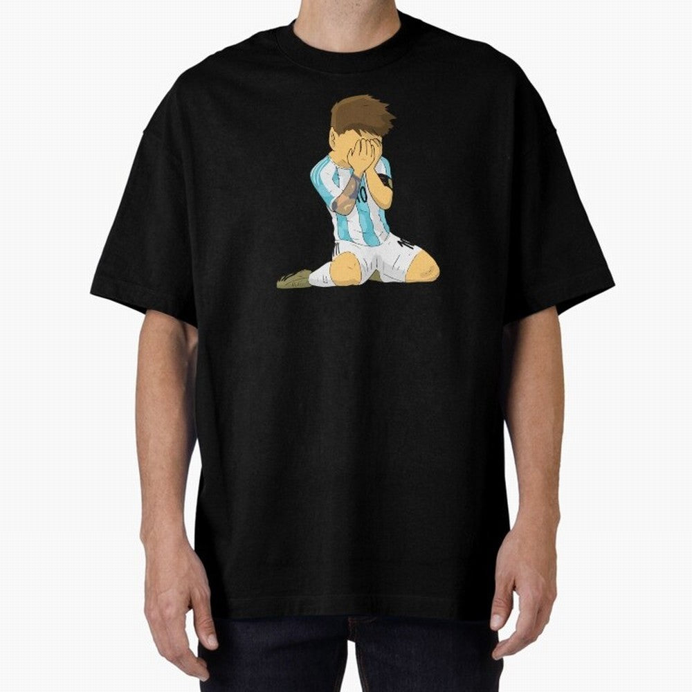 Messi Copa America Moment Oversized T-Shirt Stand Proud for FIFA World Cup 2026 Group Stage Spirit, Built around Germany, CR7, Supporter Pride, Iconic Celebrations, Legendary Names and Global Match Day Energy; Perfect for Fans, Collectors, Family