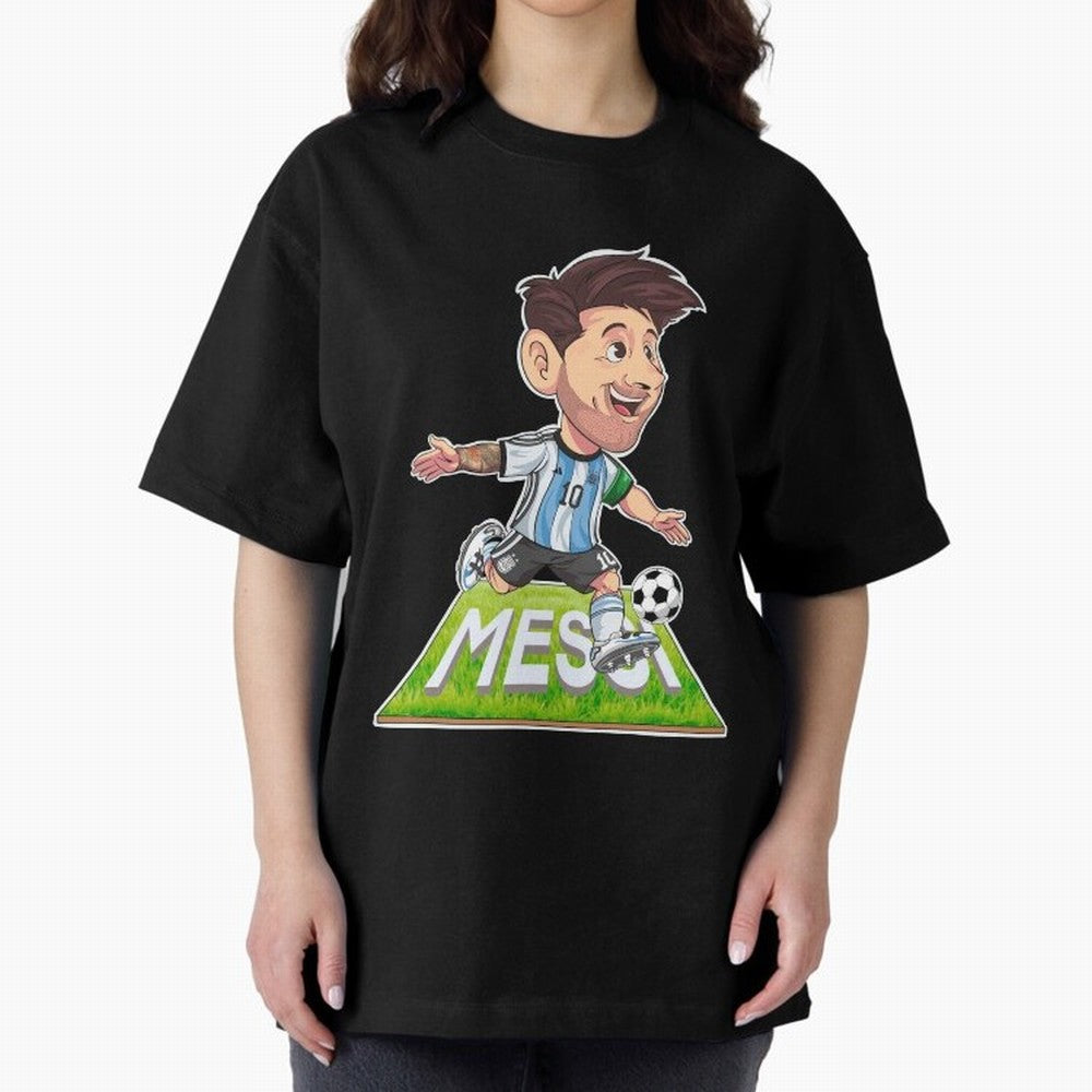 Lionel MESSI Oversized T-Shirt Remember FIFA World Cup 2026 USA Canada Mexico for Fans of Neymar and England and Germany, Bringing Football Passion, Legendary Performances, Festival Vibes and Supporter Community; Ideal for Football Dads, Football