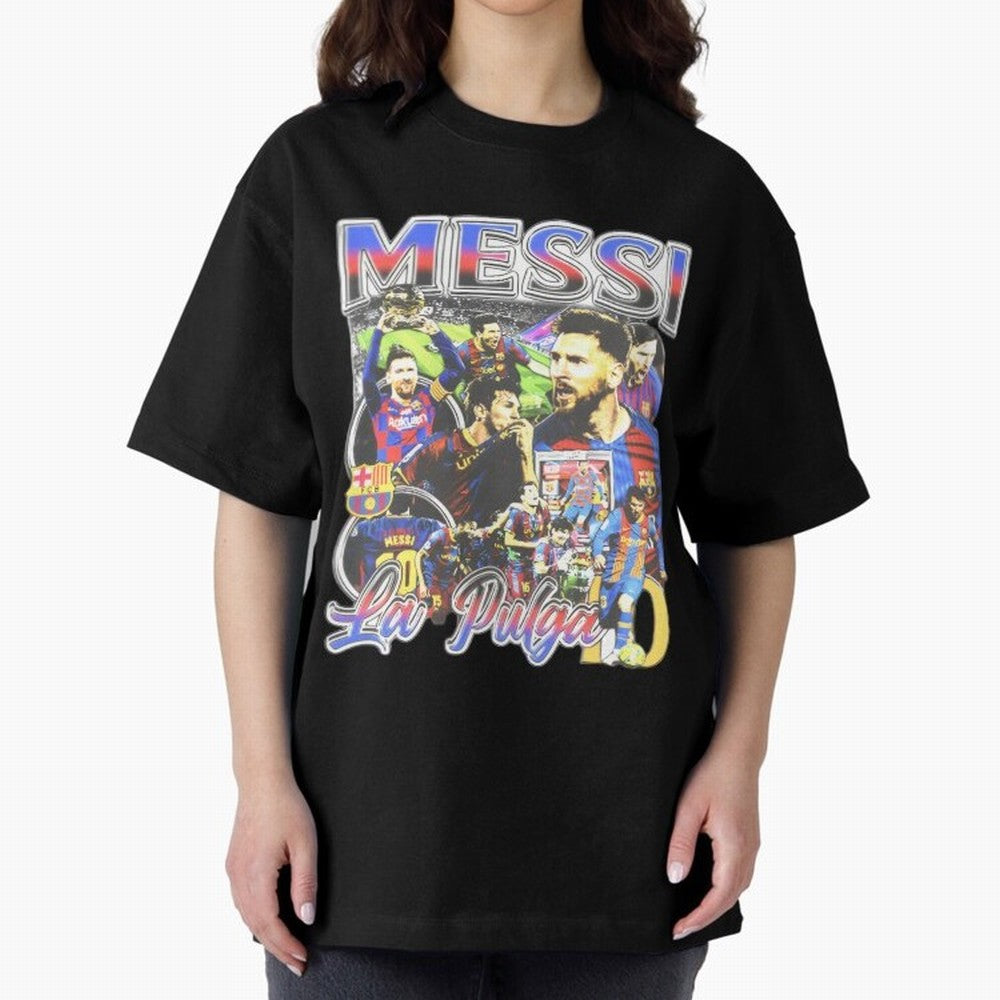 Lionel Messi Graphic Design Classic T-Shirt Live for the Drama of FIFA World Cup 2026 USA Canada Mexico for Fans of Neymar and England, France and Netherlands, Bringing Sports Nostalgia, International Competition, Famous Players and Unforgettable