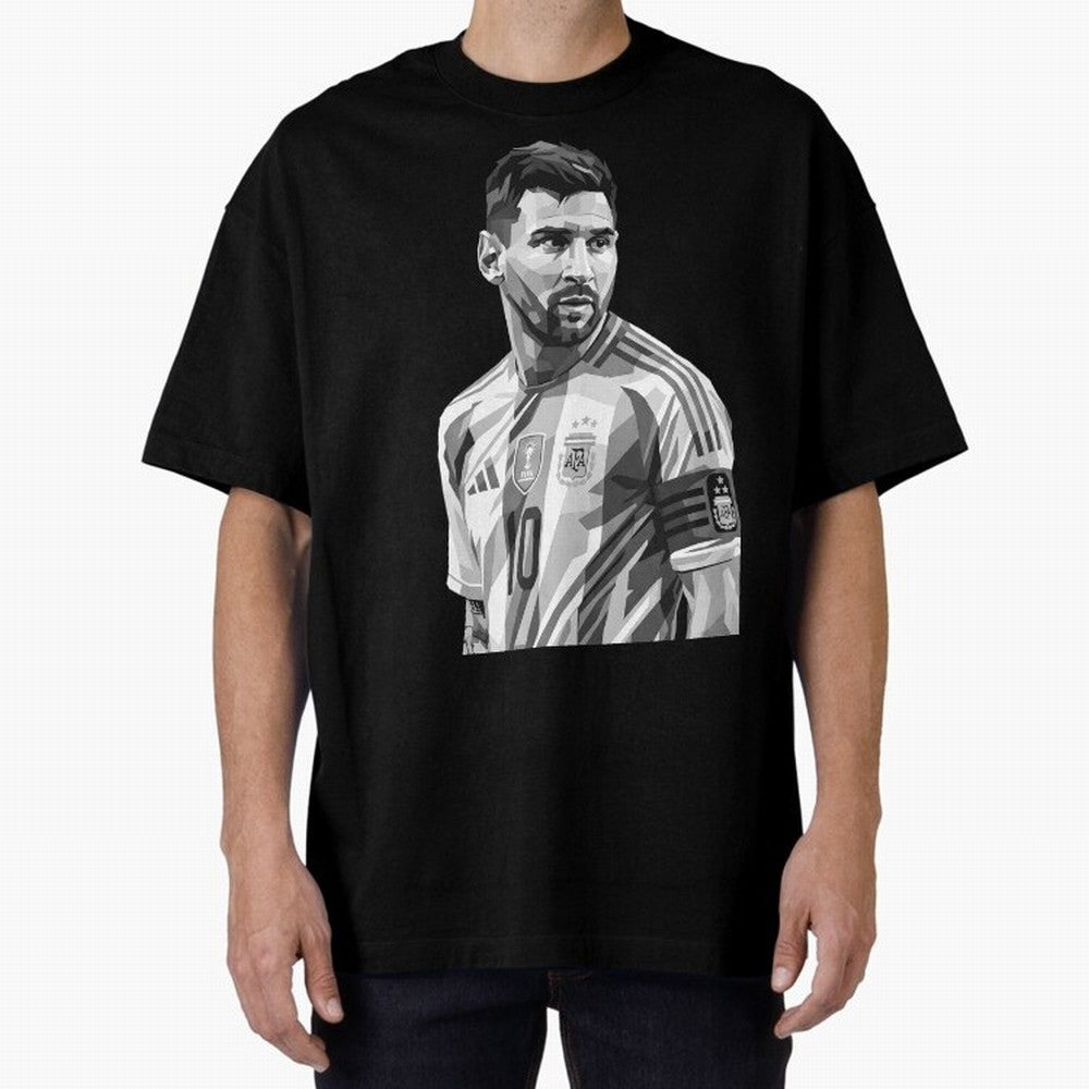 Messi grayscale Classic T-Shirt Follow Every Goal of Match Day Hype around FIFA World Cup 2026, CR7, England, France and Netherlands, Retro Football Energy, Iconic Rivalries, Trophy Chase Drama and Stadium Atmosphere; Ideal for Football Dads,