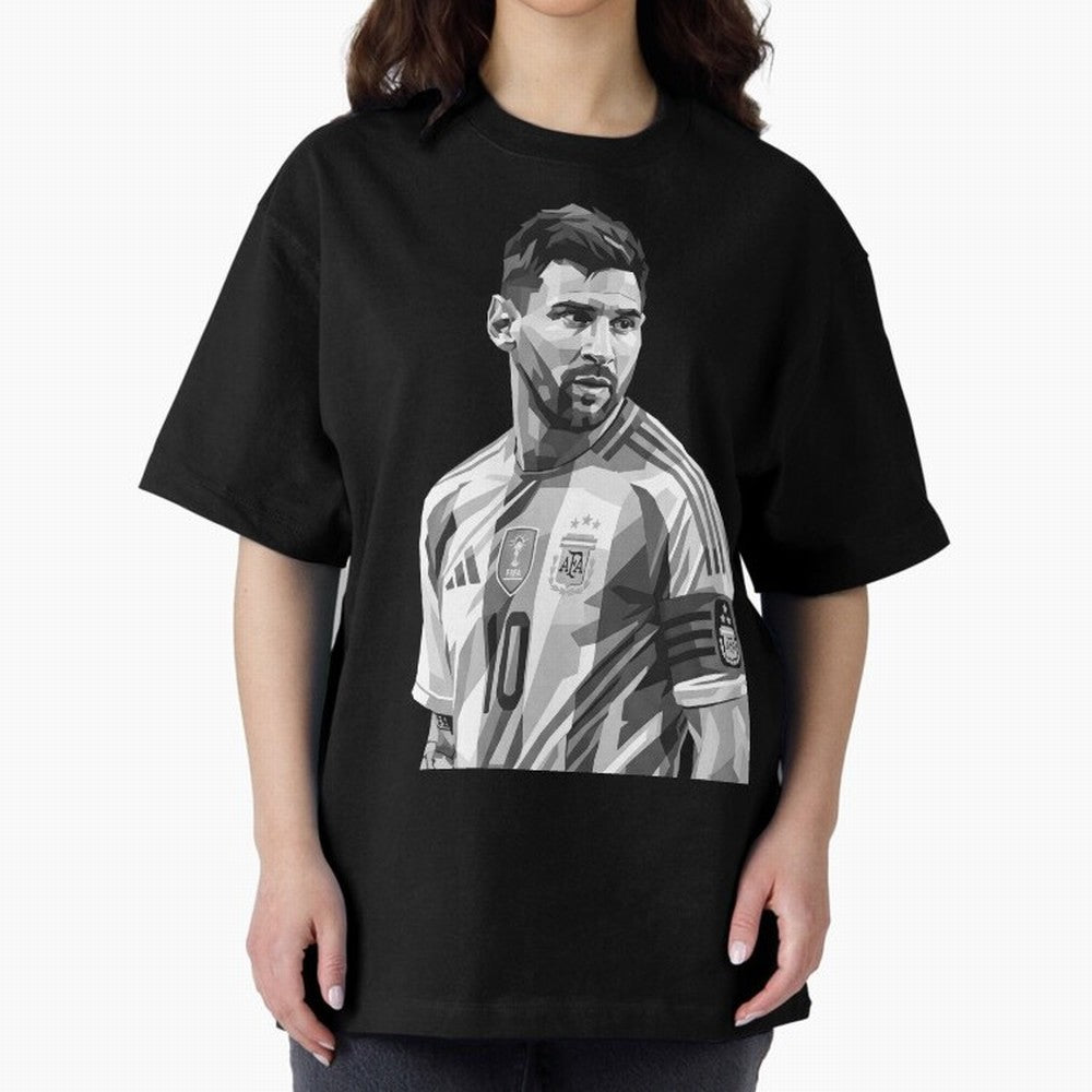Messi grayscale Classic T-Shirt Follow Every Goal of Match Day Hype around FIFA World Cup 2026, CR7, England, France and Netherlands, Retro Football Energy, Iconic Rivalries, Trophy Chase Drama and Stadium Atmosphere; Ideal for Football Dads,