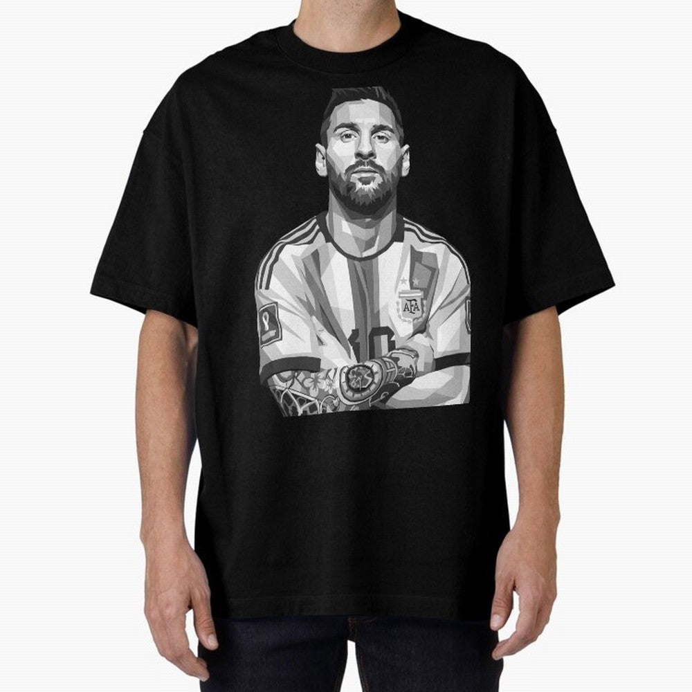 Messi grayscale Classic T-Shirt Cheer through Every Moment of FIFA World Cup 2026 Group Stage Spirit, Inspired by Brazil, Mbappe and Neymar, Retro Football Energy, Iconic Rivalries, Trophy Chase Drama and Stadium Atmosphere; Perfect for Fans,