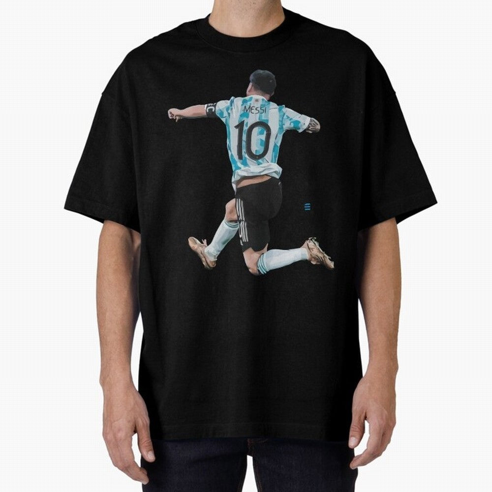 Messi 10 The Goat Oversized T-Shirt Make Game Day About the FIFA World Cup 2026 USA Canada Mexico Journey through Mbappe and Neymar Highlights, Argentina Pride, Football History, Final Match Energy, Crowd Noise and Once in a Lifetime Moments; Ideal