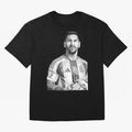 Messi grayscale Classic T-Shirt Celebrate Every Goal in FIFA World Cup 2026 USA Canada Mexico Spirit, Featuring Spain and Netherlands, Mbappe and Neymar, Football History, Final Match Energy, Crowd Noise and Once in a Lifetime Moments; Great for