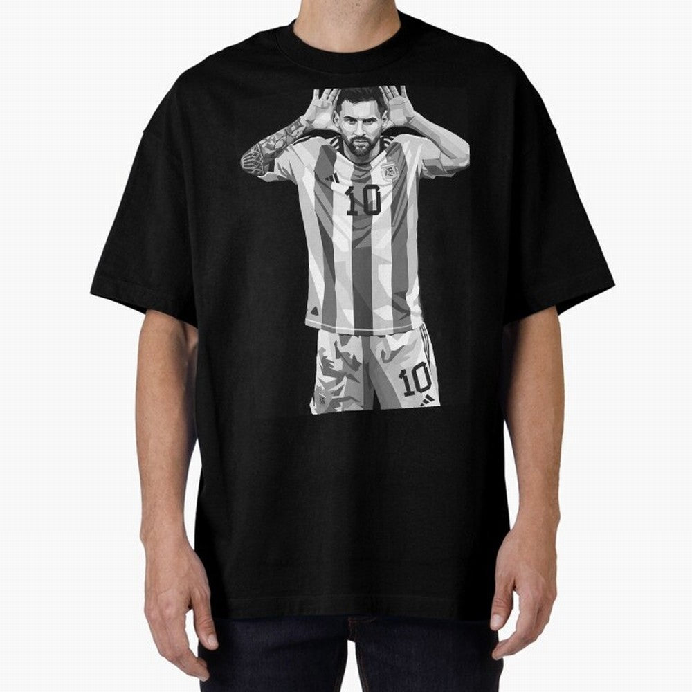 Messi grayscale Classic T-Shirt Show Your Love for FIFA World Cup 2026 for Fans of Neymar, Haaland and Cristiano Ronaldo and England and Germany, Bringing Sports Nostalgia, International Competition, Famous Players and Unforgettable Victories;