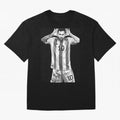 Messi grayscale Classic T-Shirt Show Your Love for FIFA World Cup 2026 for Fans of Neymar, Haaland and Cristiano Ronaldo and England and Germany, Bringing Sports Nostalgia, International Competition, Famous Players and Unforgettable Victories;
