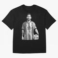 Messi grayscale Classic T-Shirt Support Your Favorite Stars during the FIFA World Cup 2026 USA Canada Mexico Journey through Messi, Neymar and Mbappe Highlights, Argentina, France and Brazil Pride, Vintage Soccer Flavor, Modern Football Stars,