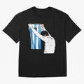 Lionel Messi holding his shirt, Argentina copa america| Perfect Gift For you and friends Classic T-Shirt Bring Home the FIFA World Cup 2026 Group Stage Journey through Cristiano Ronaldo Highlights, Spain and Netherlands Pride, Worldwide Fan Energy,