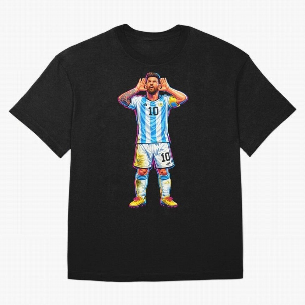 Messi Celebration Classic T-Shirt Celebrate the Road through the FIFA World Cup 2026 Journey through Neymar Highlights, France and Portugal Pride, Fan Favorite Moments, National Team Passion, Big Match Drama and Soccer History; Ideal for Passionate