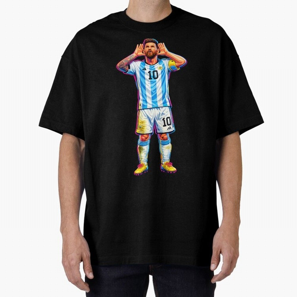 Messi Celebration Classic T-Shirt Celebrate the Road through the FIFA World Cup 2026 Journey through Neymar Highlights, France and Portugal Pride, Fan Favorite Moments, National Team Passion, Big Match Drama and Soccer History; Ideal for Passionate