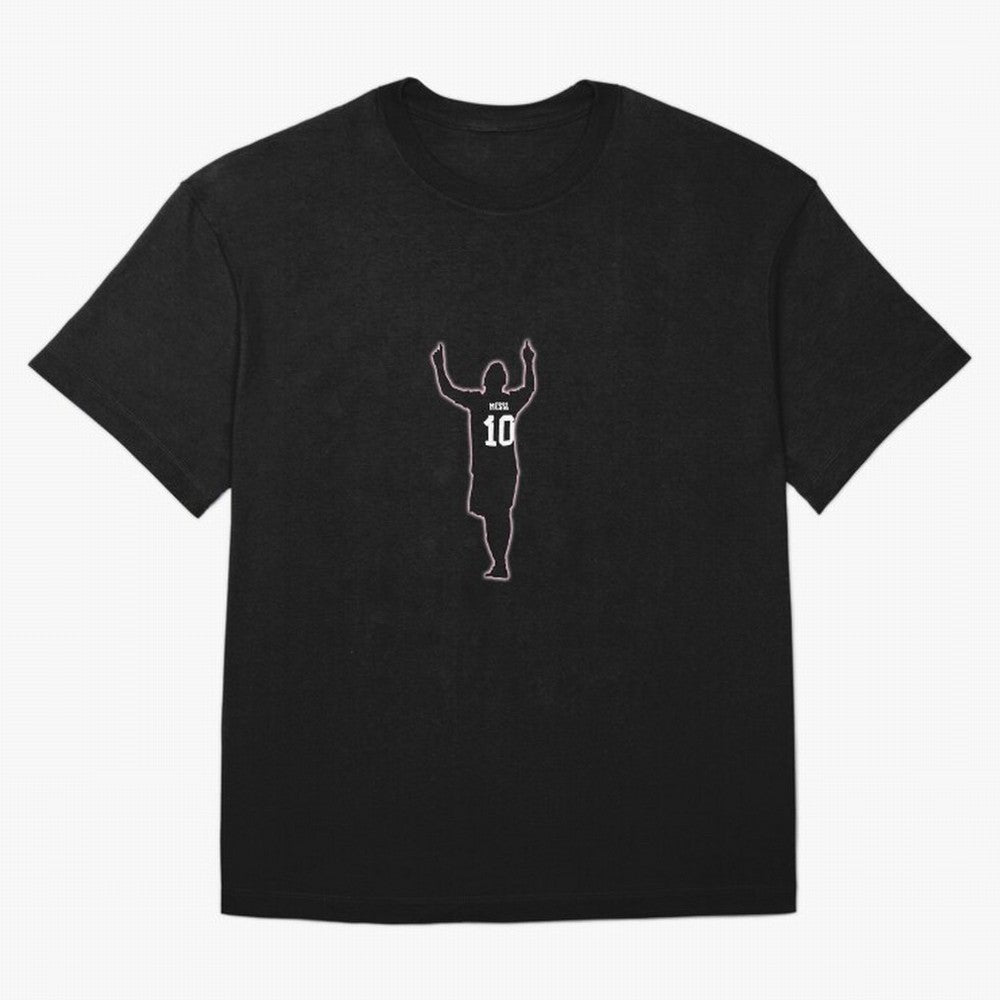Lionel Messi Iconic Celebration Pose - Inter Miami Colors Classic T-Shirt Celebrate the Biggest Stage of FIFA World Cup 2026 Group Stage for Fans of Messi and England and Germany, Bringing Supporter Pride, Iconic Celebrations, Legendary Names and
