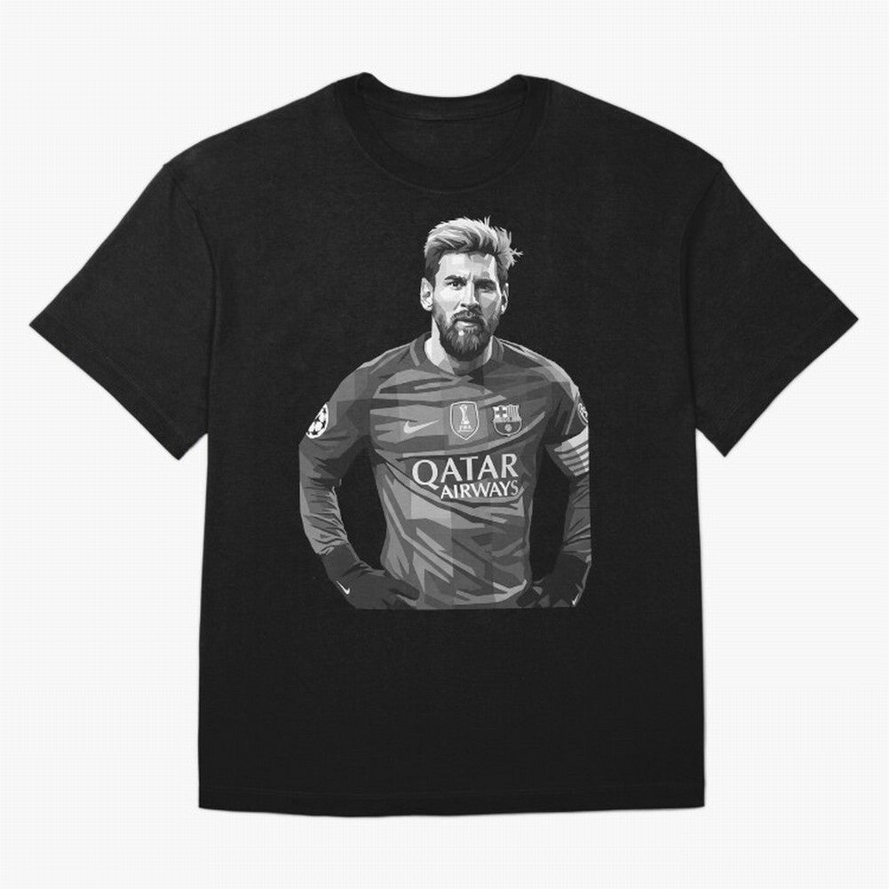 Messi grayscale Classic T-Shirt Embrace FIFA World Cup 2026 Group Stage Spirit, with France and Portugal, CR7 and Messi, Supporter Pride, Iconic Celebrations, Legendary Names and Global Match Day Energy; Perfect for Supporters Who Want Bold