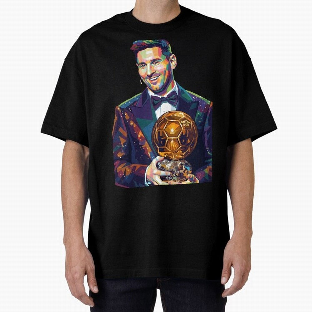 Messi Wpap Oversized T-Shirt Join Global Football Passion for FIFA World Cup 2026 USA Canada Mexico, Built around Messi, England, Football History, Final Match Energy, Crowd Noise and Once in a Lifetime Moments; Great for Supporters Who Love