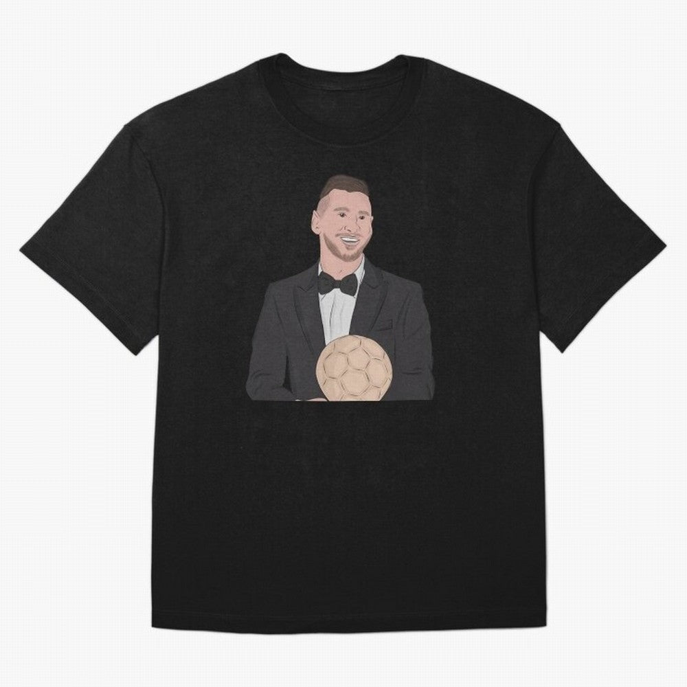 Lionel Messi 2023 Ballon d'Or Classic T-Shirt Celebrate Supporters United by FIFA World Cup 2026 USA Canada Mexico Highlighting Mbappe and Neymar, Argentina Energy, Game Day Rituals, Football Legends, Country Pride and the Road to the Final; Ideal