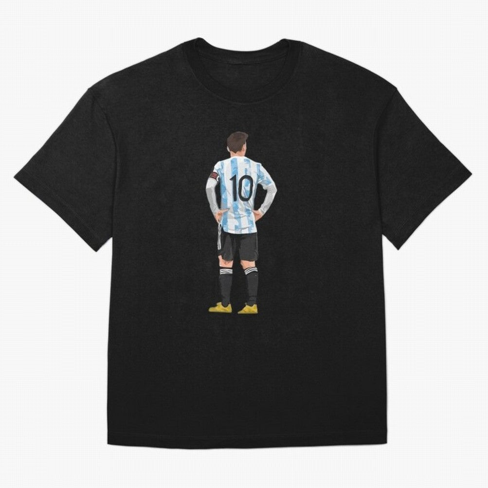 Messi Argentina Classic T-Shirt Stand Proud for Match Day Hype around FIFA World Cup 2026, CR7 and Messi, Portugal, Vintage Soccer Flavor, Modern Football Stars, National Flags and Final Night Emotion; Ideal for Passionate Fans Who Love Underdog