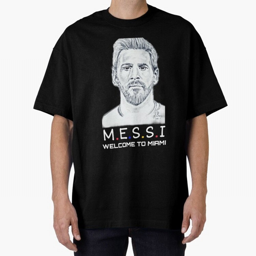 Lionel Messi, welcome to Miami Essential T-Shirt Bring Home Match Day Hype around FIFA World Cup 2026 USA Canada Mexico, Cristiano Ronaldo, Haaland and CR7, Brazil, Retro Football Energy, Iconic Rivalries, Trophy Chase Drama and Stadium Atmosphere;