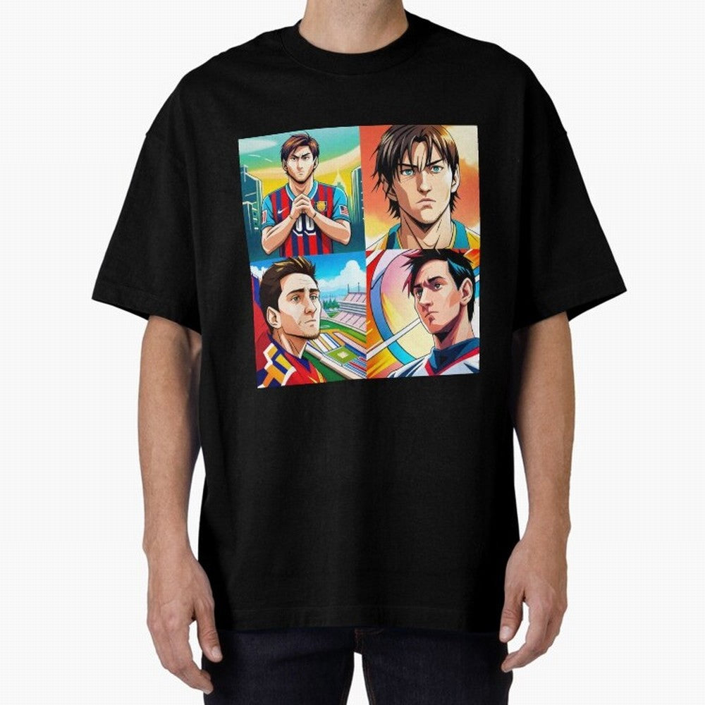 Messi Inspired Anime Art Pack Classic T-Shirt Feel the Roar of FIFA World Cup 2026 Spirit, Driven by England, France and Netherlands, CR7, Sports Nostalgia, International Competition, Famous Players and Unforgettable Victories; Perfect for People
