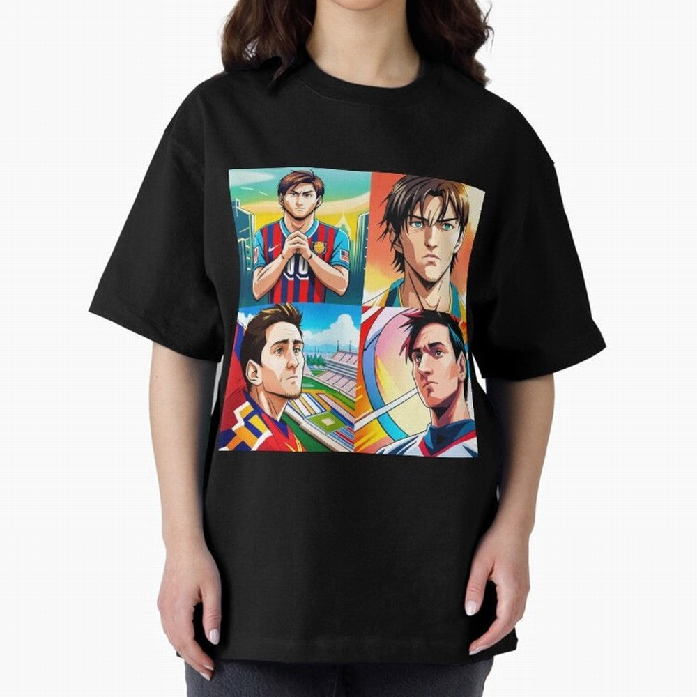 Messi Inspired Anime Art Pack Classic T-Shirt Feel the Roar of FIFA World Cup 2026 Spirit, Driven by England, France and Netherlands, CR7, Sports Nostalgia, International Competition, Famous Players and Unforgettable Victories; Perfect for People