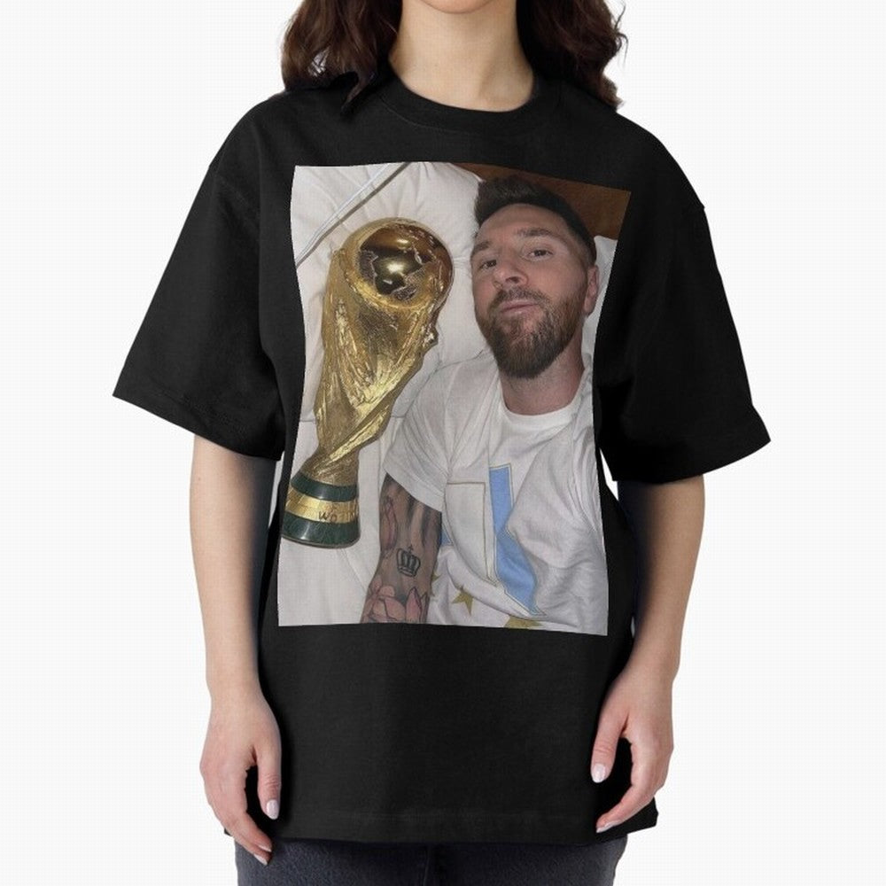 Lionel Messi Essential T-Shirt Celebrate Supporters United by FIFA World Cup 2026 Group Stage for Fans of Cristiano Ronaldo and Argentina, France and Brazil, Bringing Football History, Final Match Energy, Crowd Noise and Once in a Lifetime Moments;
