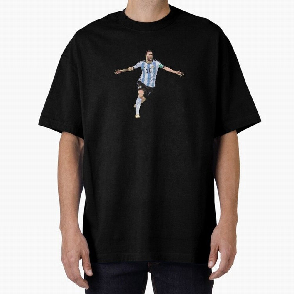 Lionel Messi Oversized T-Shirt Celebrate the Biggest Stage of the FIFA World Cup 2026 Journey through Mbappe and Neymar Highlights, Germany Pride, Goal Celebration Energy, Supporter Heritage, Football Icons and Worldwide Tournament Joy; Ideal for