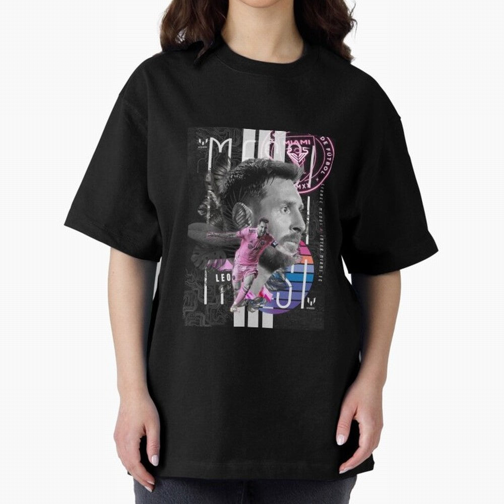 Inter Miami FC Messi Oversized T-Shirt Feel the Roar of the FIFA World Cup 2026 USA Canada Mexico Journey through Cristiano Ronaldo, Haaland and CR7 Highlights, Netherlands Pride, Champion Mindset, Group Stage Buzz, Knockout Tension and Passionate