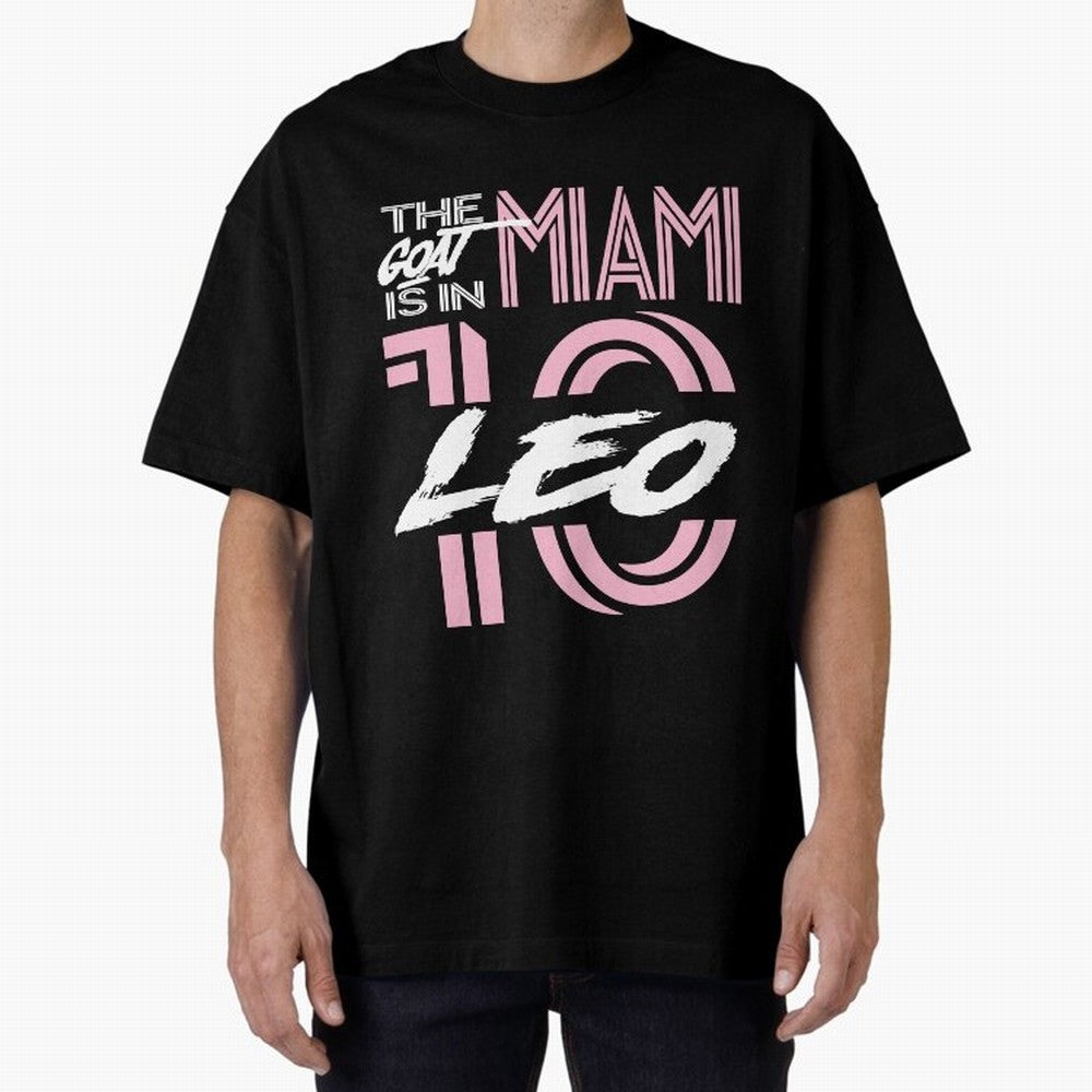 Leo the Goat Is In Miami Classic T-Shirt Celebrate Fan Culture around Match Day Hype around FIFA World Cup 2026, CR7 and Messi, Argentina and Brazil, Stadium Memories, Football Loyalty, International Chants and Championship Tradition; Great for
