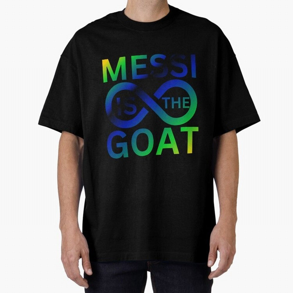 Messi is the GOAT Oversized T-Shirt Show Your Stadium Side during FIFA World Cup 2026 for Fans of Haaland and Argentina and Brazil, Bringing Worldwide Fan Energy, Dramatic Goals, Stadium Lights and Championship Celebrations; Ideal for Passionate