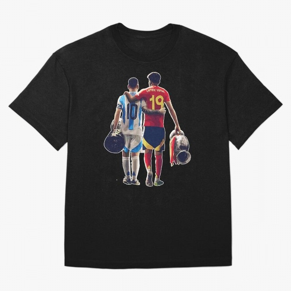 Lionel Messi and Foster child Classic T-Shirt Carry National Pride through FIFA World Cup 2026 USA Canada Mexico Inspired by Haaland, Argentina, France and Brazil Energy, Retro Football Energy, Iconic Rivalries, Trophy Chase Drama and Stadium
