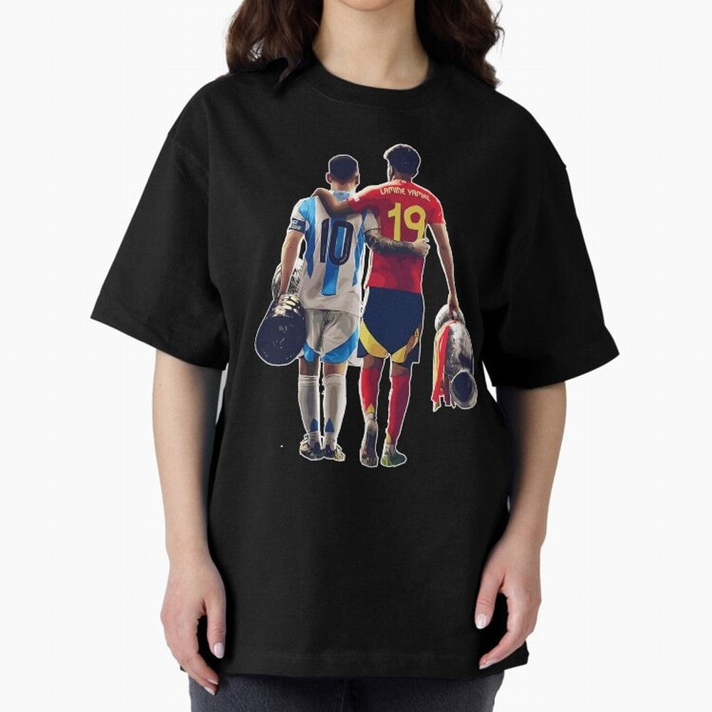 Lionel Messi and Foster child Classic T-Shirt Carry National Pride through FIFA World Cup 2026 USA Canada Mexico Inspired by Haaland, Argentina, France and Brazil Energy, Retro Football Energy, Iconic Rivalries, Trophy Chase Drama and Stadium