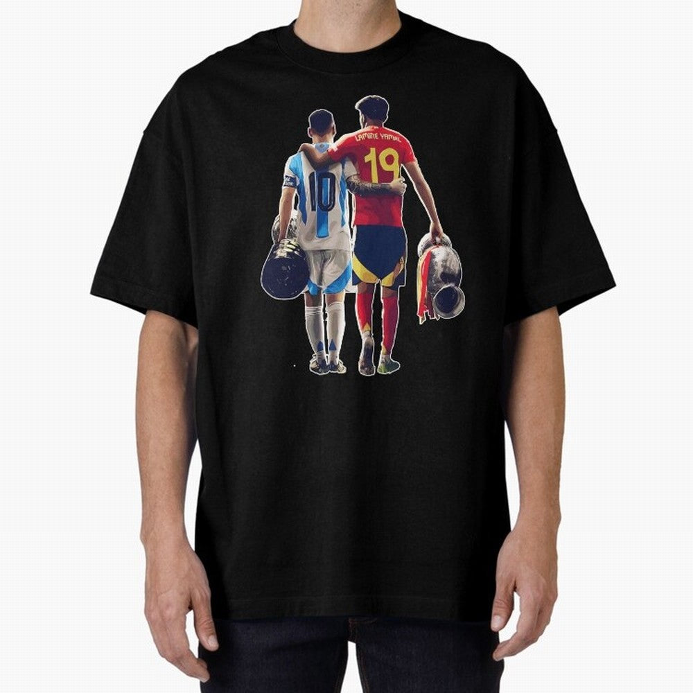 Lionel Messi and Foster child Classic T-Shirt Carry National Pride through FIFA World Cup 2026 USA Canada Mexico Inspired by Haaland, Argentina, France and Brazil Energy, Retro Football Energy, Iconic Rivalries, Trophy Chase Drama and Stadium