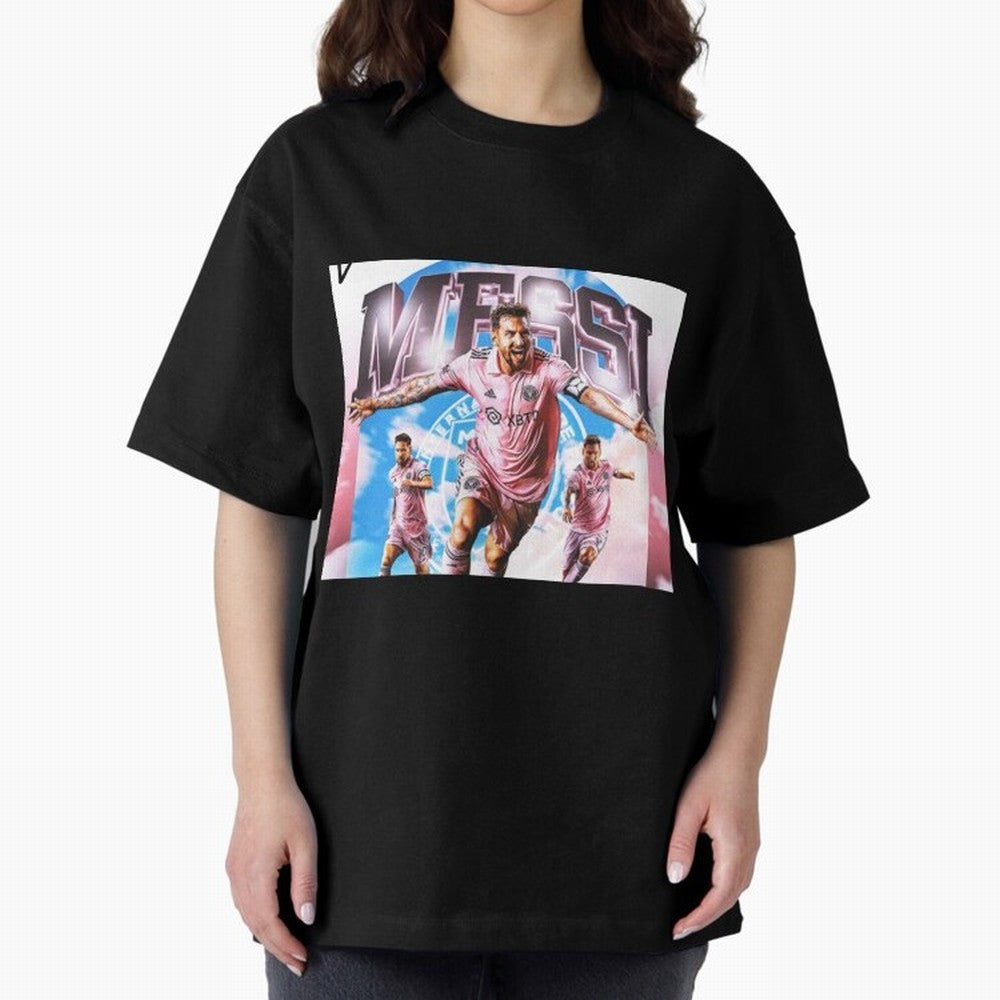 Inter Miami Messi Oversized T-Shirt Bring a Champion Mindset to FIFA World Cup 2026 Group Stage Spirit, Capturing Spain, Cristiano Ronaldo, Haaland and CR7, Champion Mindset, Group Stage Buzz, Knockout Tension and Passionate Fan Culture; Great for