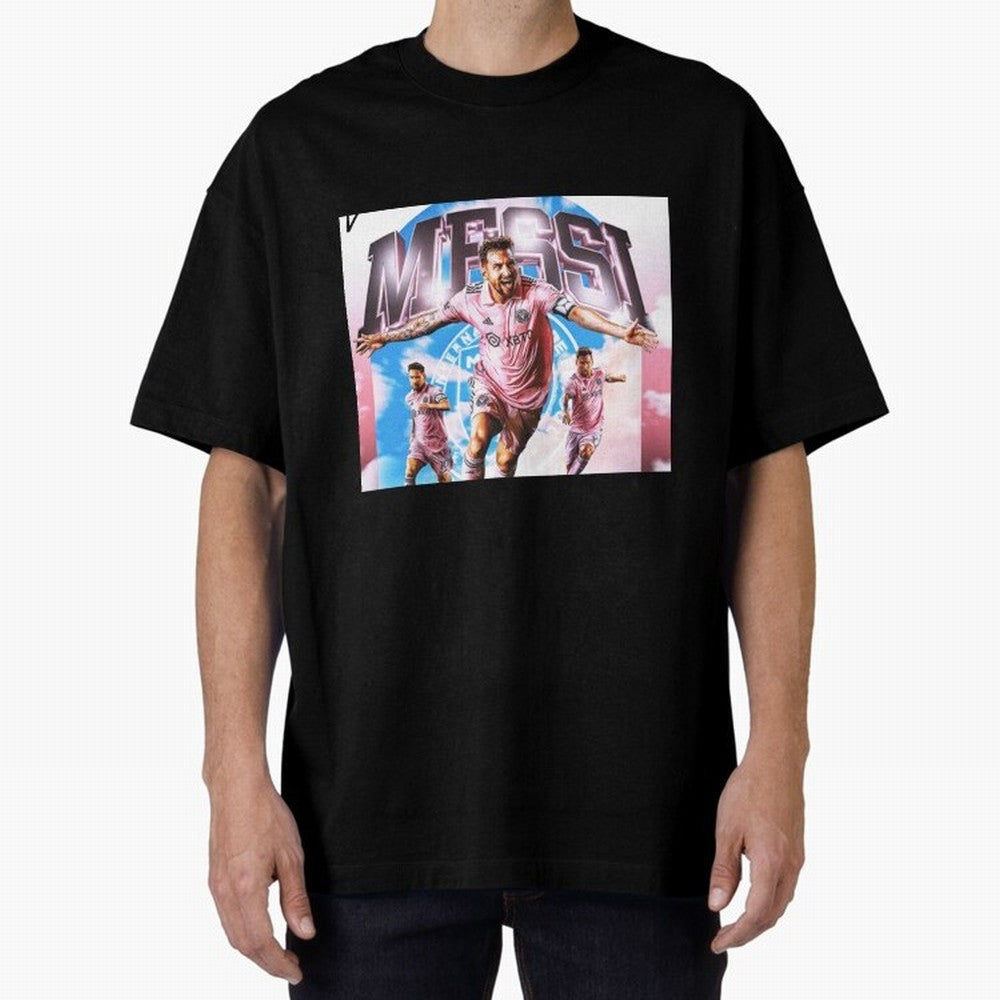 Inter Miami Messi Oversized T-Shirt Bring a Champion Mindset to FIFA World Cup 2026 Group Stage Spirit, Capturing Spain, Cristiano Ronaldo, Haaland and CR7, Champion Mindset, Group Stage Buzz, Knockout Tension and Passionate Fan Culture; Great for